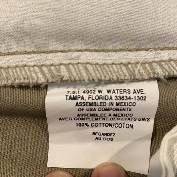 Men's Tan Cotton Chinos by BaytoBay Size 36x34 - Picture 4 of 7